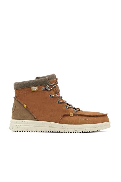 HEY DUDE حذاء برايدلي بوت من جلد الكونياك للرجال 35hd40189