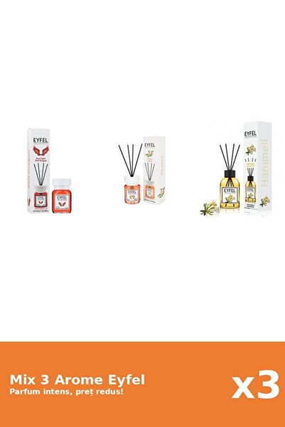 Eyfel Set 3 Mix Eyfel: 1x Acacia, 1x Mana Maicii Domnului, 1x Red Dragon