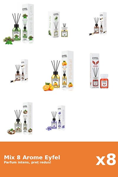 Eyfel Set 8 Mix Variat: 7 arome