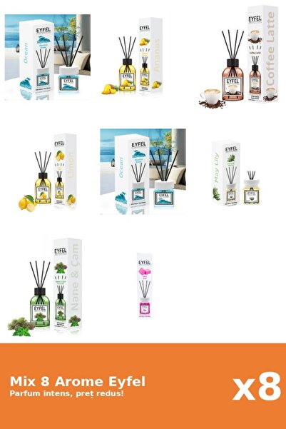 Eyfel Set 8 Mix Variat: 7 arome