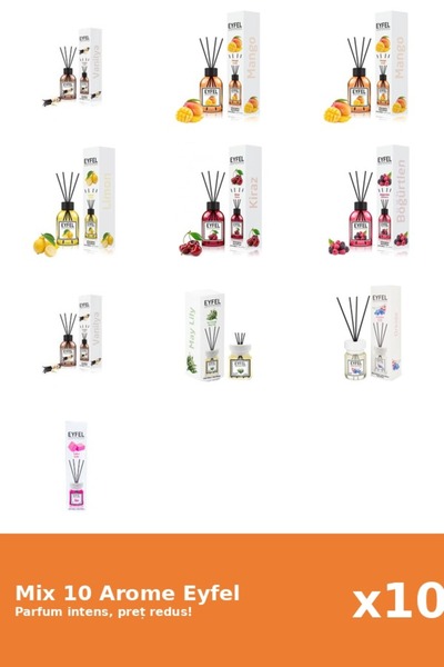Eyfel Set 10 Mix Variat: 8 arome
