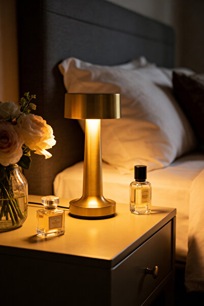 DIDA LED Table Lamp, Rechargeable, Adjustable Brightness, Touch Control-9x21cm