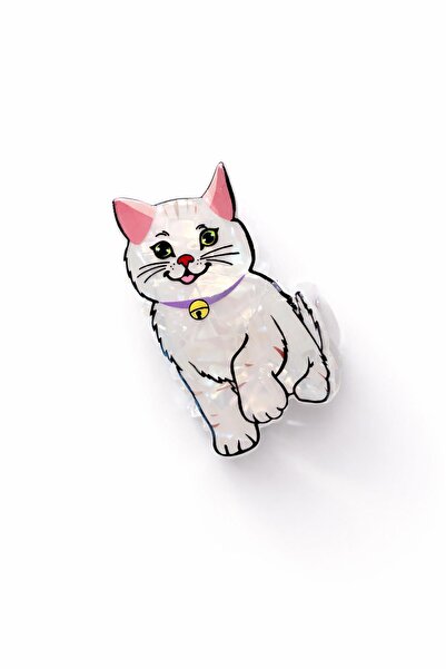 New Obsessions Cotton Kitten Acetate Snap Buckle