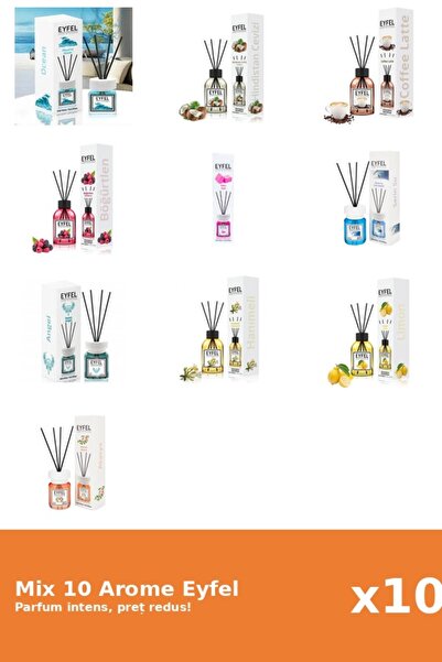Eyfel Set 10 Mix Variat: 10 arome