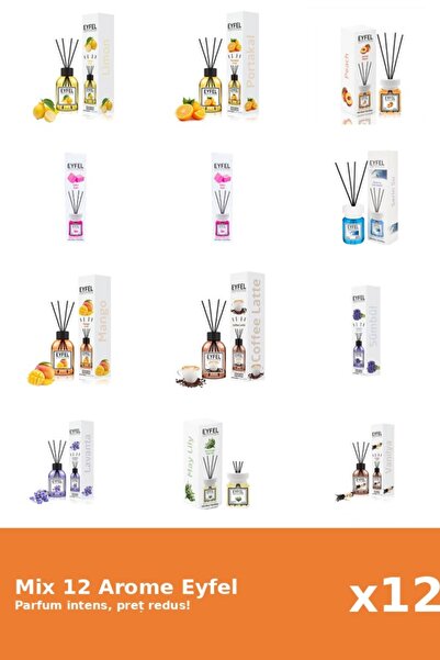 Eyfel Set 12 Mix Variat: 11 arome