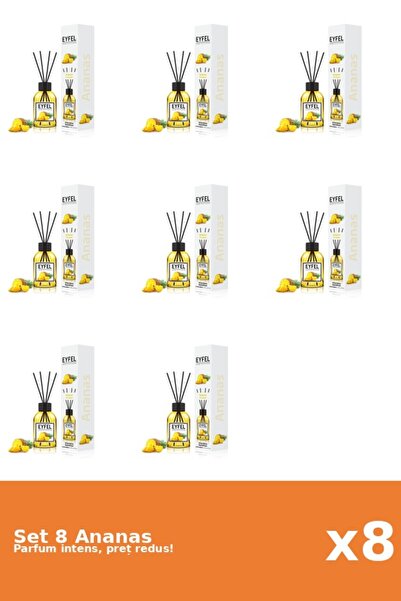 Eyfel Set 8 Odorizant Ananas, 120 ml