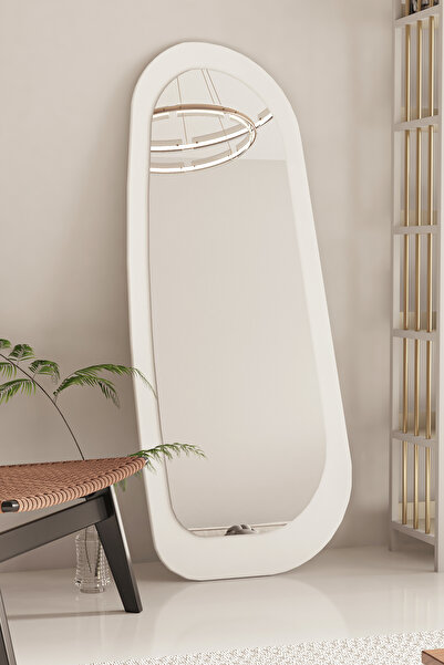 GİVAYO WOOD'S Lisa Beyaz Boy Aynası 145 x 65 Cm