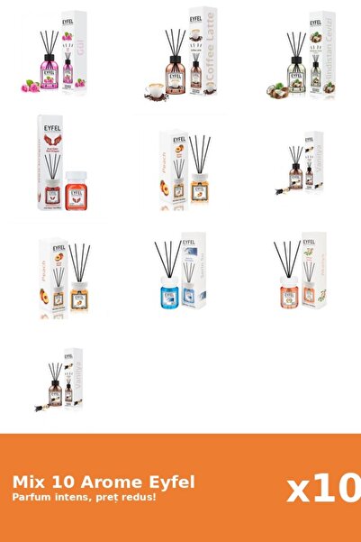 Eyfel Set 10 Mix Variat: 8 arome