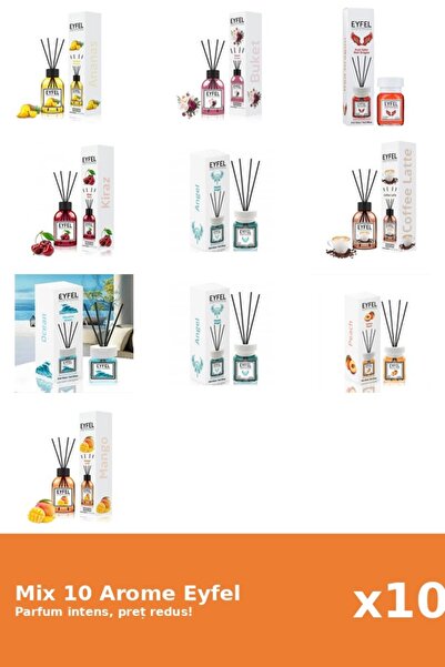 Eyfel Set 10 Mix Variat: 9 arome