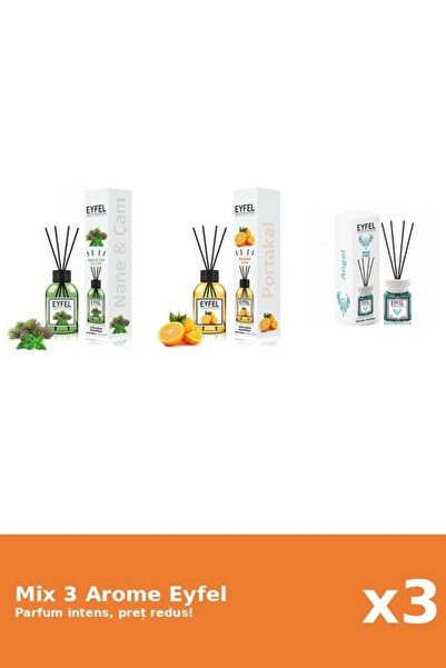 Eyfel Set 3 Mix Eyfel: 1x Angel, 1x Pin Si Menta, 1x Portocala