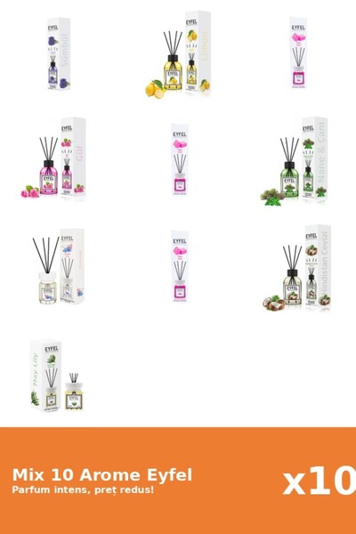 Eyfel Set 10 Mix Variat: 8 arome