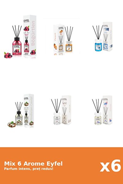 Eyfel Set 6 Mix Variat: 6 arome