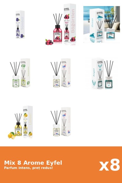 Eyfel Set 8 Mix Variat: 7 arome