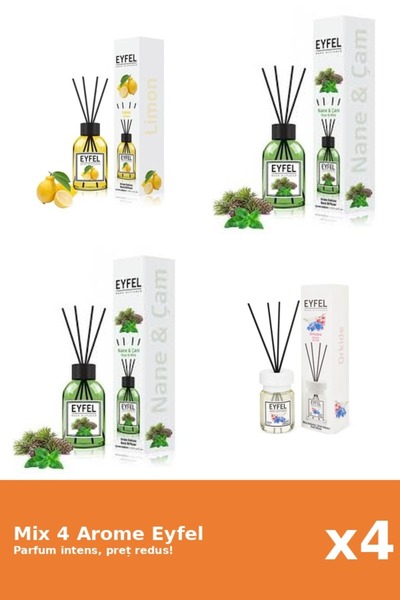 Eyfel Set 4 Mix Eyfel: 1x Lamaie, 1x Orhidee, 2x Pin Si Menta