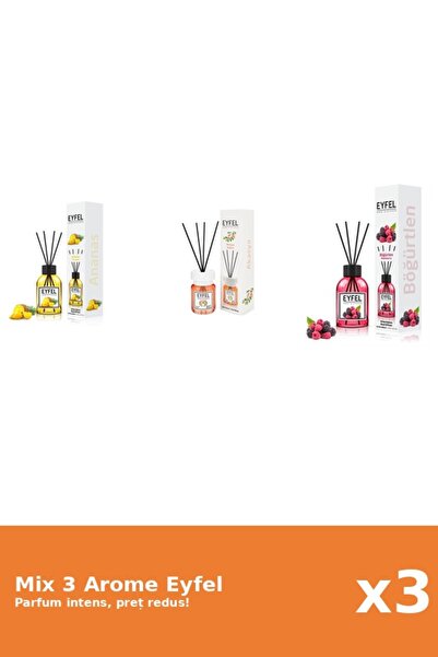 Eyfel Set 3 Mix Eyfel: 1x Acacia, 1x Ananas, 1x Fructe De Padure