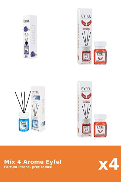 Eyfel Set 4 Mix Eyfel: 1x Cool Water, 2x Red Dragon, 1x Zambile