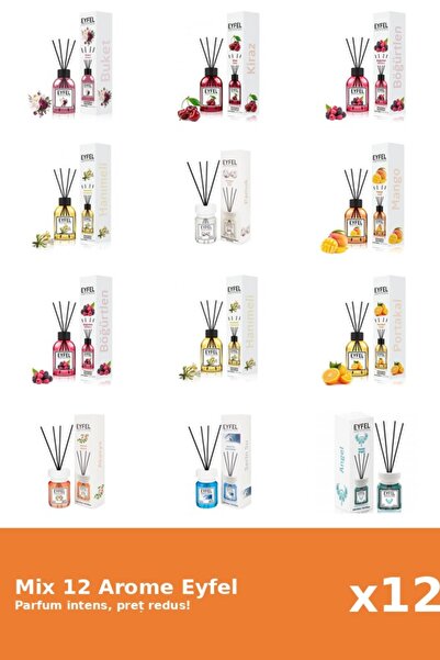 Eyfel Set 12 Mix Variat: 10 arome