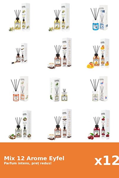 Eyfel Set 12 Mix Variat: 10 arome