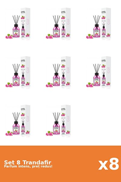 Eyfel Set 8 Odorizant Trandafir, 120 ml
