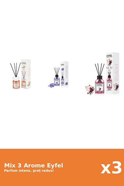 Eyfel Set 3 Mix Eyfel: 1x Acacia, 1x Bouquet, 1x Lavanda