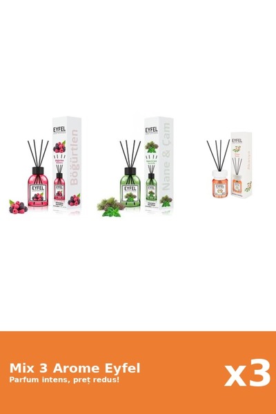 Eyfel Set 3 Mix Eyfel: 1x Acacia, 1x Fructe De Padure, 1x Pin Si Menta