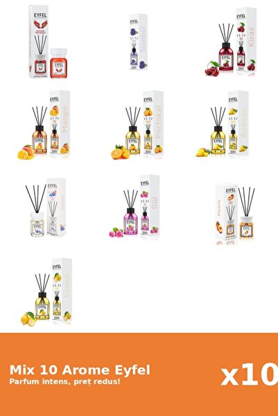 Eyfel Set 10 Mix Variat: 10 arome