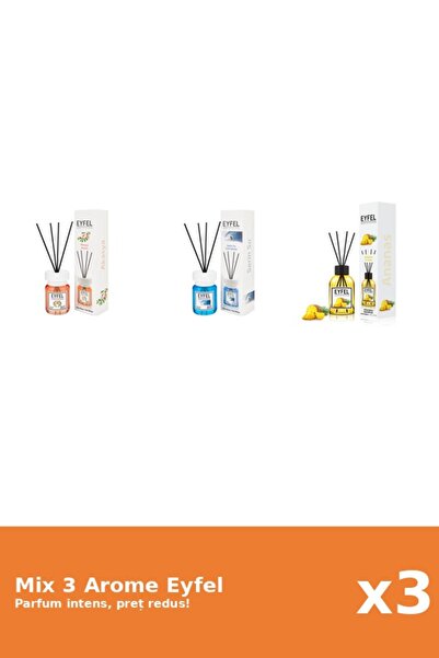 Eyfel Set 3 Mix Eyfel: 1x Acacia, 1x Ananas, 1x Cool Water