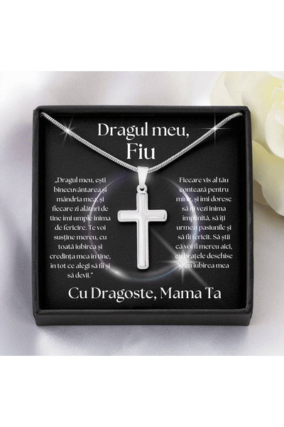 OEM Son Gift - Necklace with Cross and Love Message