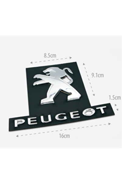 Universal PEUGEOT BAGAJ YAZI + AMBLEM - (PARTNER TEPEE UYUMLU) (08-) 9678113880