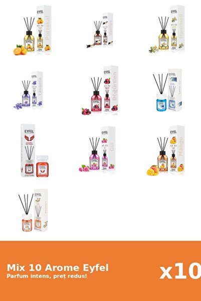 Eyfel Set 10 Mix Variat: 10 arome