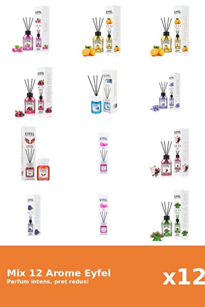 Eyfel Set 12 Mix Variat: 10 arome