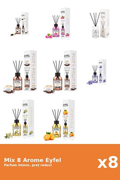 Eyfel Set 8 Mix Variat: 7 arome