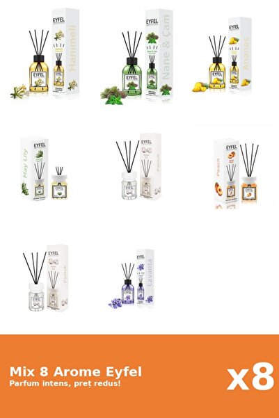 Eyfel Set 8 Mix Variat: 7 arome