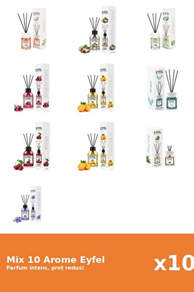 Eyfel Set 10 Mix Variat: 9 arome
