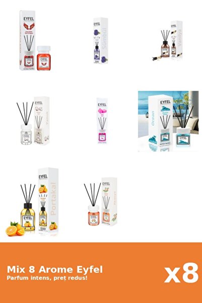 Eyfel Set 8 Mix Variat: 8 arome