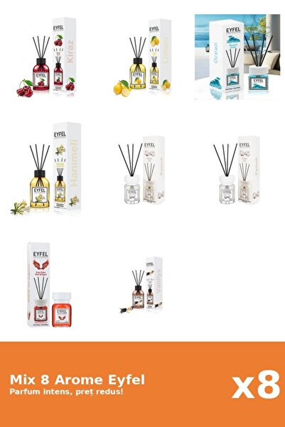Eyfel Set 8 Mix Variat: 7 arome