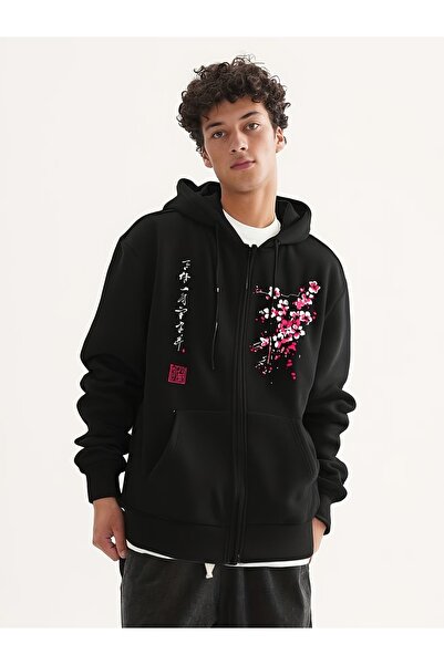 ship master με τύπωμα Φούτερ με φερμουάρ oversized Unisex – 100% βαμβάκι 3 κλ...