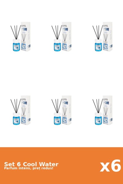 Eyfel Set 6 Odorizant Cool Water, 120 ml