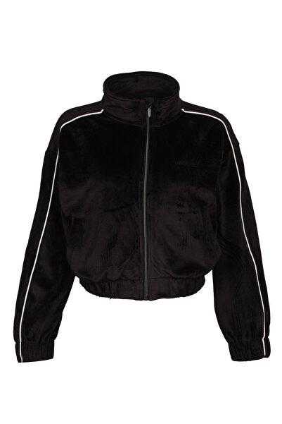 lumberjack Hanorac de damă ANAIS 18MS421 NEGRU