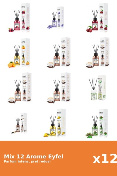 Eyfel Set 12 Mix Variat: 9 arome