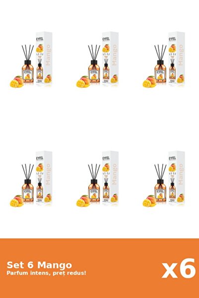 Eyfel Set 6 Odorizant Mango, 120 ml