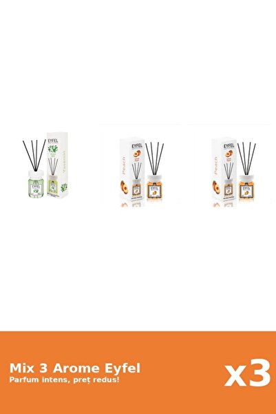 Eyfel Set 3 Mix Eyfel: 1x Iasomie, 2x Piersica