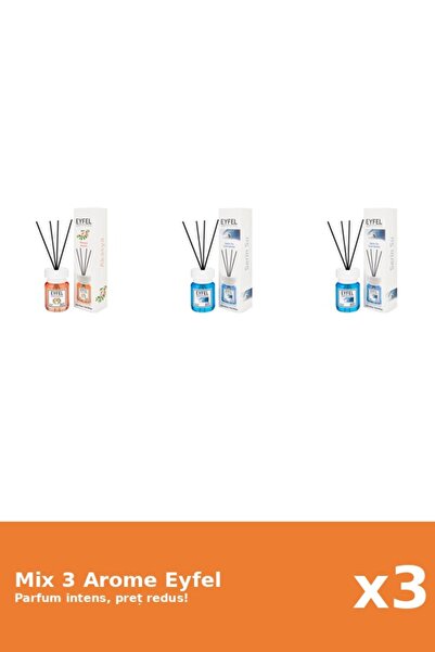 Eyfel Set 3 Mix Eyfel: 1x Acacia, 2x Cool Water
