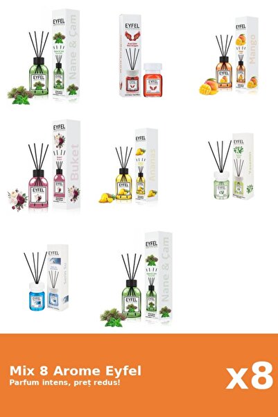 Eyfel Set 8 Mix Variat: 7 arome