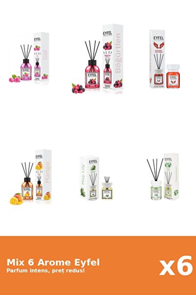 Eyfel Set 6 Mix Variat: 6 arome