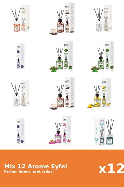 Eyfel Set 12 Mix Variat: 8 arome