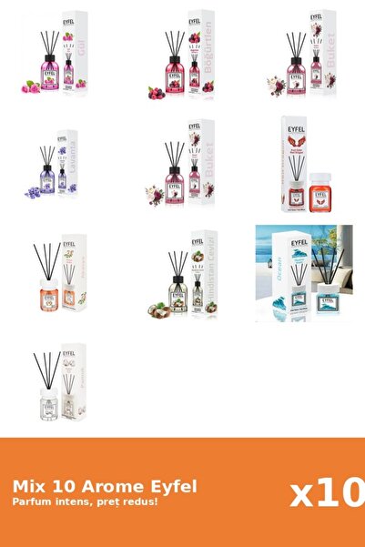 Eyfel Set 10 Mix Variat: 9 arome