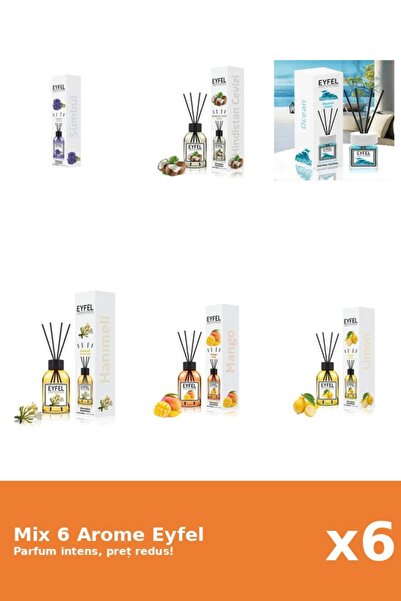 Eyfel Set 6 Mix Variat: 6 arome