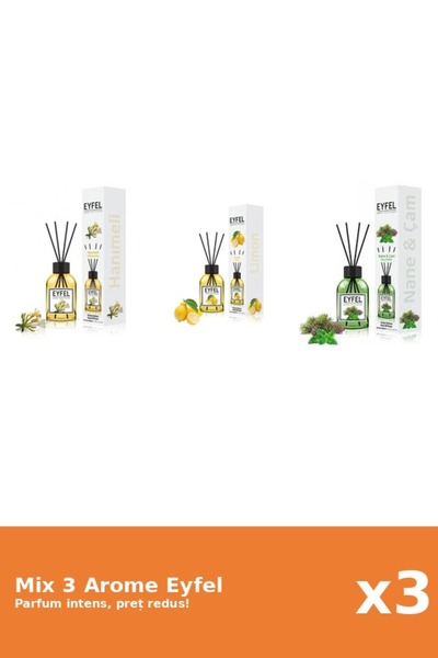 Eyfel Set 3 Mix Eyfel: 1x Lamaie, 1x Mana Maicii Domnului, 1x Pin Si Menta