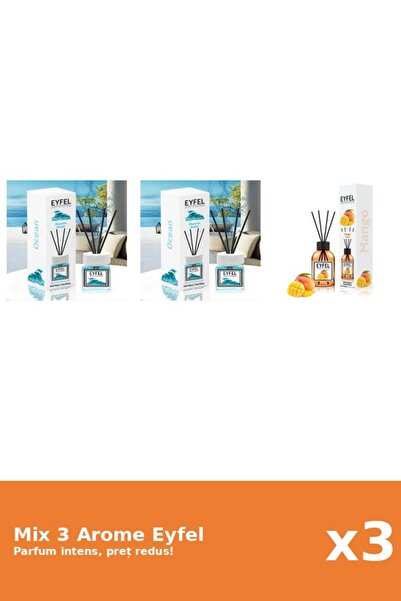 Eyfel Set 3 Mix Eyfel: 1x Mango, 2x Ocean